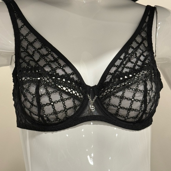 Louisa Bracq Paco Foulard in black Sz 36B - Picture 6 of 13